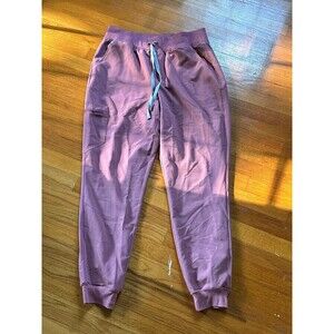 FIGS Scrub Pants Womens Technical Collection Sz XL Pink Mauve Zamora Jogger